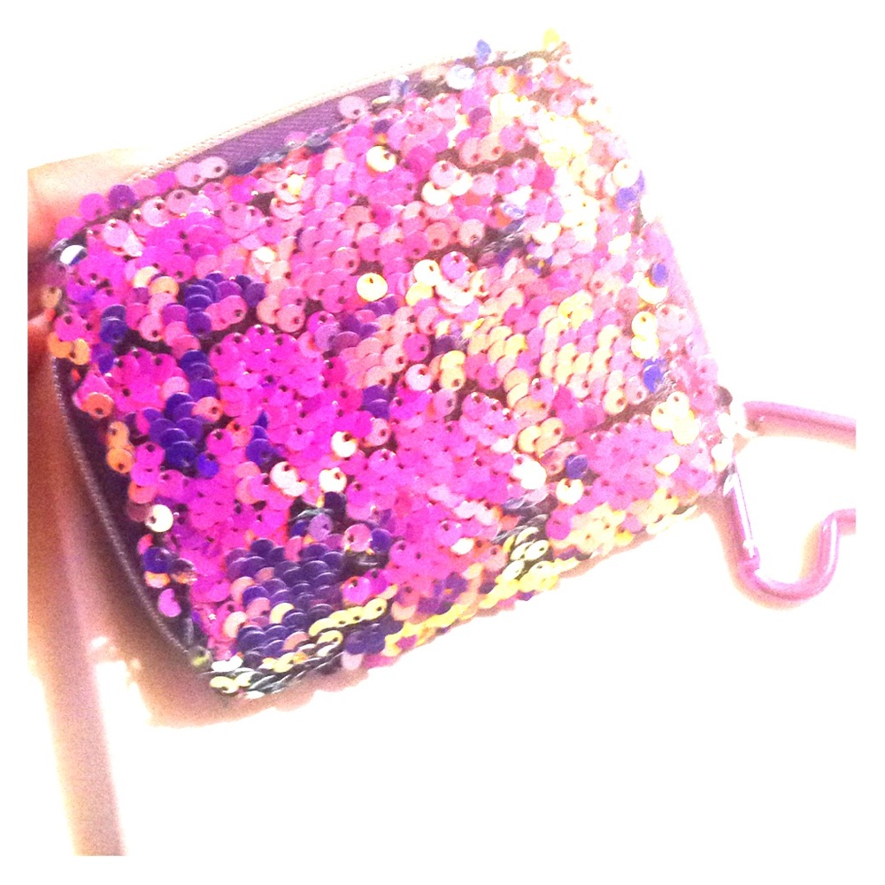 Glitter reverse Mini wallet
